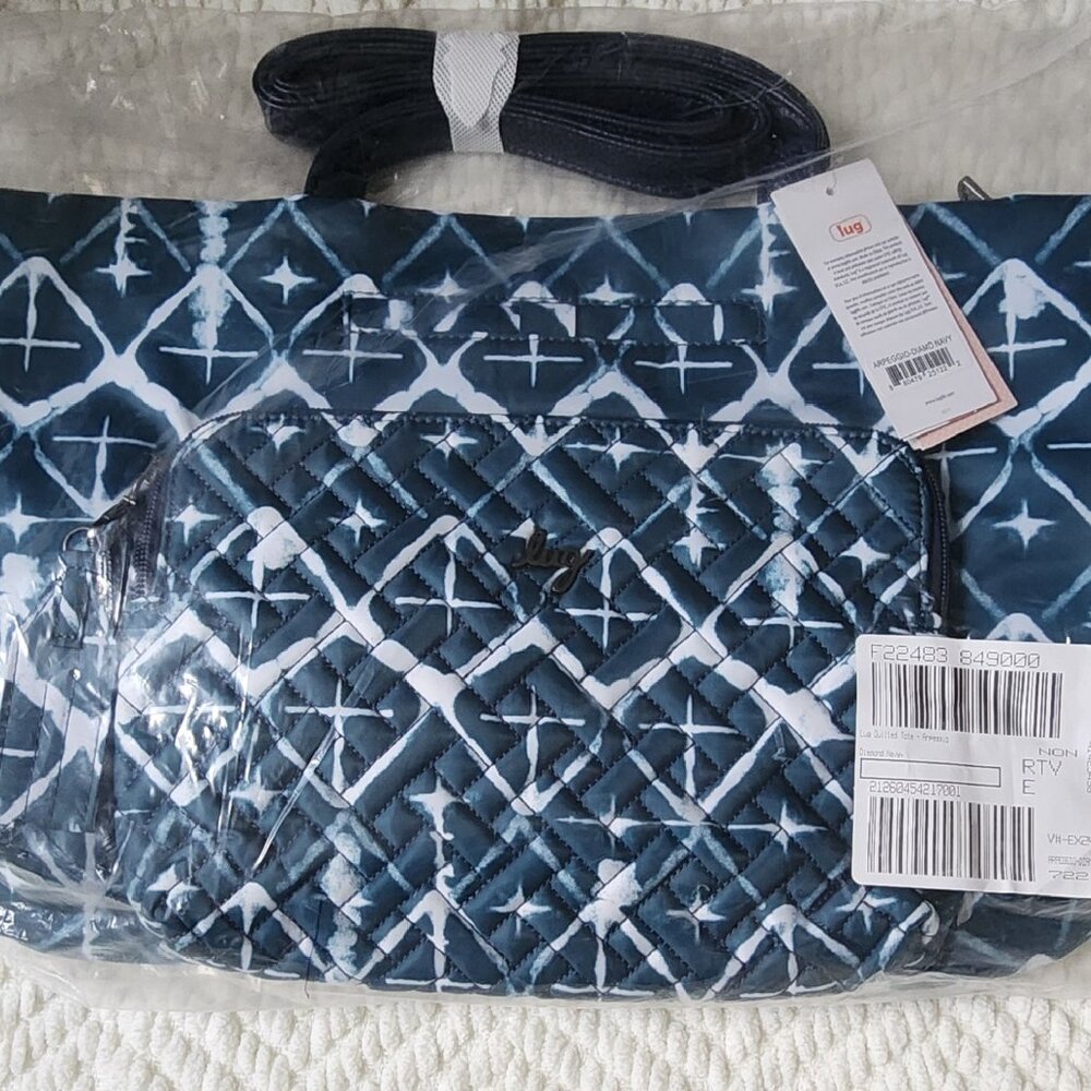 LUG Arpeggio Tote Bag - Diamond Navy - Picture 3 of 5